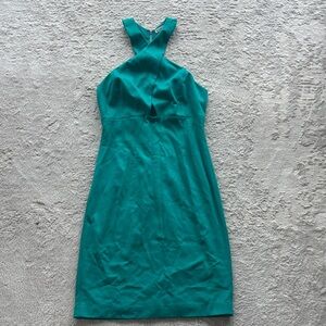 Alice + Olivia Size 6 Teal Dress